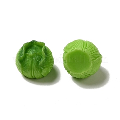 樹脂の装飾品  模造野菜  ホームオフィスのデスクトップ装飾用  キャベツ  19x17mm&nbsp;RESI-A033-03G