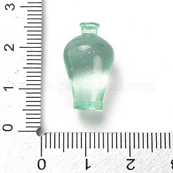 樹脂製磁器の花瓶ミニチュア装飾品  小道具の装飾を装ったマイクロランドスケープガーデンドールハウスアクセサリー  ボトル  19.5x11.5x11.5mm&nbsp;AJEW-Q009-01A