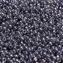 トーホー 8/0ラウンドビーズ  日本製シードビーズ  （455)ゴールド光沢淡い藤  3mm  穴：1mm  約222個/10g&nbsp;X-SEED-TR08-0455