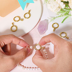 6Pcs Brass Twister Clasps&nbsp;FIND-CA0009-39