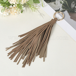 PU Leather Tassel Pendans Keychain&nbsp;FIND-WH20019-242G-01