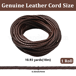 5M Braided Leather Cord with Core&nbsp;WL-CL0001-07A
