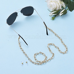 Aluminum Paperclip Chains Glasses Neck Cord&nbsp;AJEW-EH00027-01