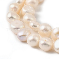 Natural Cultured Freshwater Pearl Beads Strands&nbsp;PEAR-P064-19J-06D