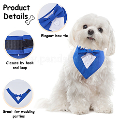 2Pcs 2 Styles Polyester Pet Handkerchi&nbsp;AJEW-CP0008-69A