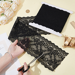 1 Roll 10% Spandex & 90% Nylon Lace Ribbon&nbsp;OCOR-OC0001-96B