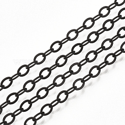 Brass Cable Chain Necklace Making&nbsp;MAK-T006-06A