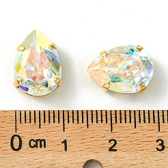 プレシオサ® マキシマ クリスタル 縫い付けカップ  マルチ連リンク  チェコクリスタル  真鍮製爪付き台座付き  719 37 414 バロック梨  ゴールドカラー  00030 200 クリスタル アブ  14x10mm&nbsp;X-PRC-SD14-00030-200-G