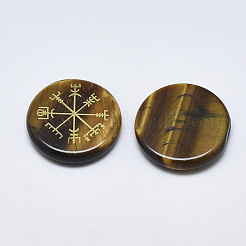 Natural Tiger Eye Cabochons&nbsp;G-T122-39E