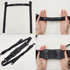 SUPERFINDING 2Pcs 2 Style Nylon Skateboard Shoulder Straps&nbsp;FIND-FH0002-21