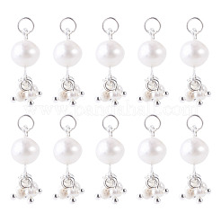 12Pcs Potato Natural Cultured Freshwater Pearl Pendants&nbsp;PALLOY-TA00385