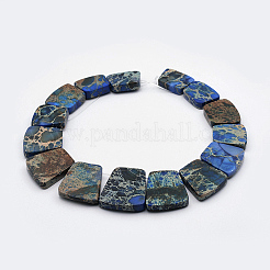 Natural Imperial Jasper Graduated Beads Strands&nbsp;G-P296-A03