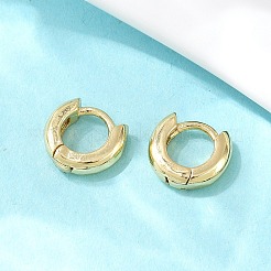 Brass Hoop Earrings&nbsp;EJEW-A156-14A-G