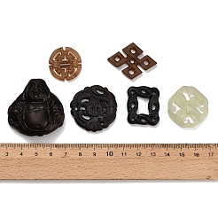 Natural Xiuyan Jade Findings Kits&nbsp;GG-CBA04B0-01