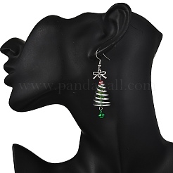 Aluminum Glass Dangle Earrings&nbsp;EJEW-JE06580
