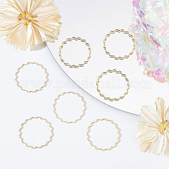 50Pcs Brass Linking Rings&nbsp;KK-BC0008-67