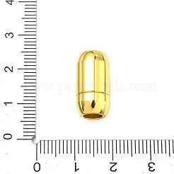 真鍮製マグネットクラスプ  長持ちメッキ  ラックめっき  コラム  ゴールドカラー  17.5x9x9mm  穴：5.5mm&nbsp;KK-G557-12G