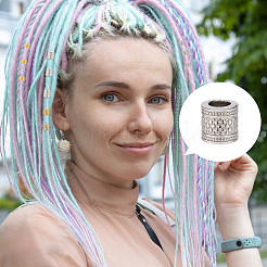 16Pcs 4 Styles Ion Plating(IP) 304 Stainless Steel European Beads&nbsp;STAS-UN0061-08