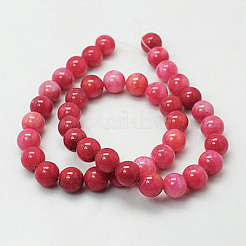 Jade Beads Strands&nbsp;G-D264-8mm-XH15
