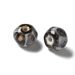 Vintage Porcelain Pumpkin Beads&nbsp;PORC-L080-H19