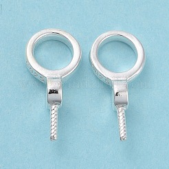 925 Sterling Silver Screw Eye Peg Bails&nbsp;STER-D035-46S