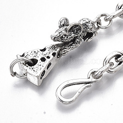 Men's Alloy Cable Chain Bracelets&nbsp;BJEW-T014-03