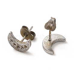 Non-Tarnish 304 Stainless Steel Stud Earring Findings&nbsp;STAS-E180-03P