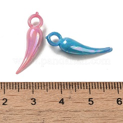 Plating Opaque Acrylic Pendants&nbsp;OACR-E039-55