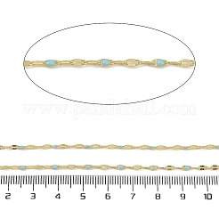 Rack Plating Brass Dapped Chains&nbsp;AJEW-Q153-02G-16