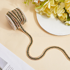 Iron Rhinestone Cup Chains&nbsp;CH-WH20001-02B