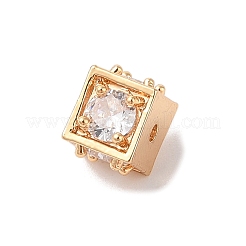 Brass Glass Beads&nbsp;KK-B100-060G