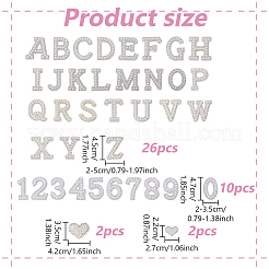 ABS Pearl and Polyester Cloth Iron on/Sew on Patches&nbsp;DIY-HY0002-55