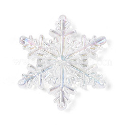UV Plating Christmas Transparent Acrylic Multi-Strand Links&nbsp;OACR-Q197-02