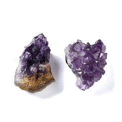天然アメジストジオード 豊穣の角 鉱物標本  生水晶クラスター  癒しのクリスタルホームデコレーションギフト  紙箱付き  29~61x30~46x20~27mm&nbsp;DJEW-M014-02F
