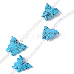 Dyed Synthetic Turquoise Beads Strands&nbsp;G-B136-A04