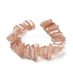 Natural Quartz Crystal Points Beads Strands&nbsp;G-K181-B26