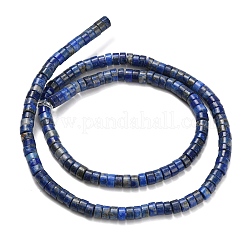 天然石ラピスラズリビーズ連売り  ディスク  ヒシビーズ  4~4.5x2~2.5mm  穴：0.6mm  約163個/連  14.96インチ（38cm）&nbsp;G-Z110-A38-2x4mm