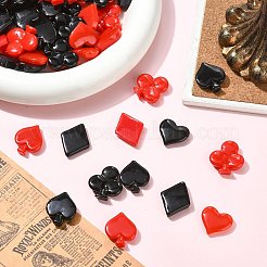 80Pcs 8 Styles Opaque Resin Cabochons&nbsp;CRES-CJ0001-93