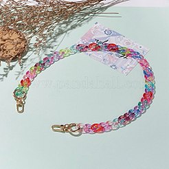 Transparent Acrylic Chains Bag Handles&nbsp;AJEW-BA00068-02