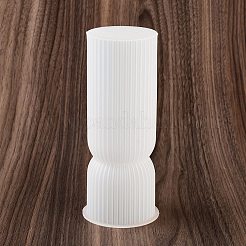 コラムキャンドルシリコンモールド  キャンドル作り用  ホワイト  7x16.8cm&nbsp;LS-DIY-Q037-16B