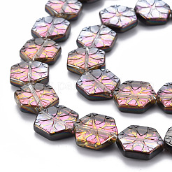 Electroplate Glass Beads Strands&nbsp;EGLA-S188-11