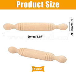 Mini Wooden Rolling Pin&nbsp;DJEW-OC0001-14