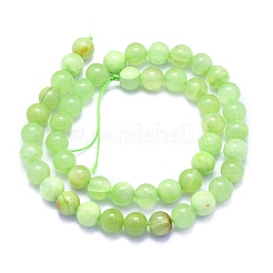 Natural White Jade Beads Strands&nbsp;G-K310-C14-8mm