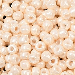 トーホー 3/0ラウンドビーズ  日本製シードビーズ  （不透明な光沢のあるライトベージュ123)個  5.5mm  穴：1.9mm  約60個/10g&nbsp;X-SEED-TR03-0123