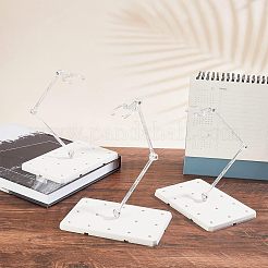プラモデルおもちゃ組み立てホルダー  鉄製のネジとナット付き  透明  14.5x9.6x0.85cm&nbsp;ODIS-WH0025-22
