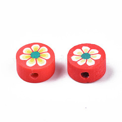Handmade Polymer Clay Bead Strands&nbsp;CLAY-N006-78