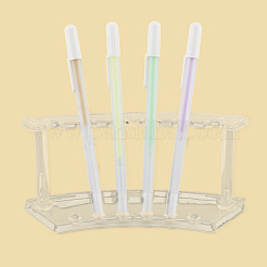 6穴プラスチックペンホルダー  透明  180x64x75mm&nbsp;ODIS-WH20015-01A