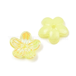 UV Plating Opaque Acrylic Bead Cap&nbsp;OACR-K001-42B
