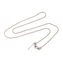 Brass Ball Chain Necklaces&nbsp;NJEW-B119-06P