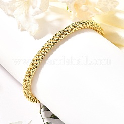 Classic Rack Plating Brass Cuff Bangle&nbsp;BJEW-E071-23G
